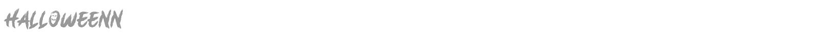 Halloweenn font preview